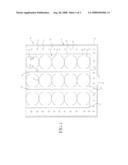 BEDDING ARTICLE WITH CUPPED BAFFLES IN A PLURALITY OF SIDE-BY-SIDE CHANNELS diagram and image