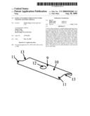 Knife attachment preventing food sticking to knife surface diagram and image