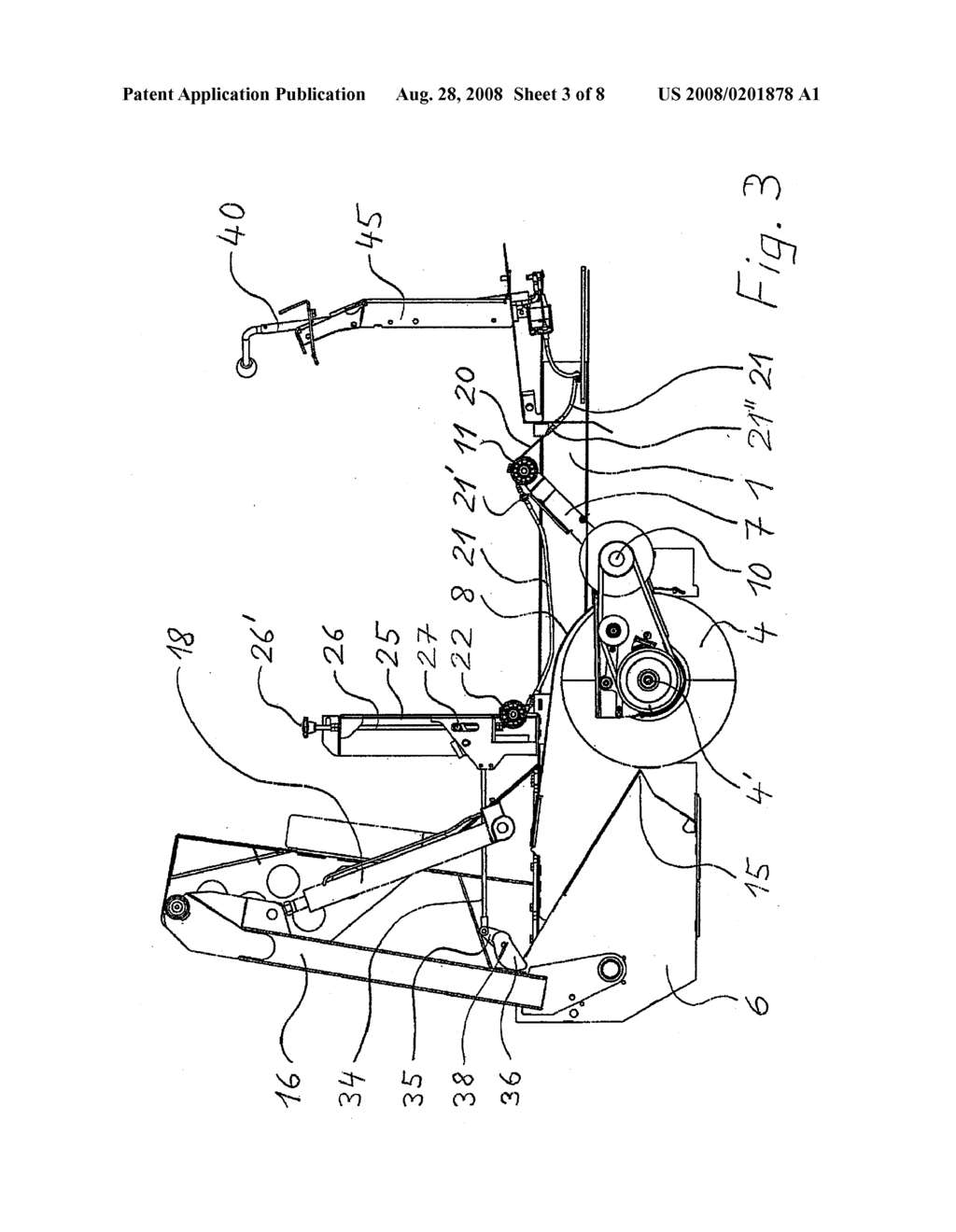 OVERHEAD THROWING SWEEPING MACHINE - diagram, schematic, and image 04