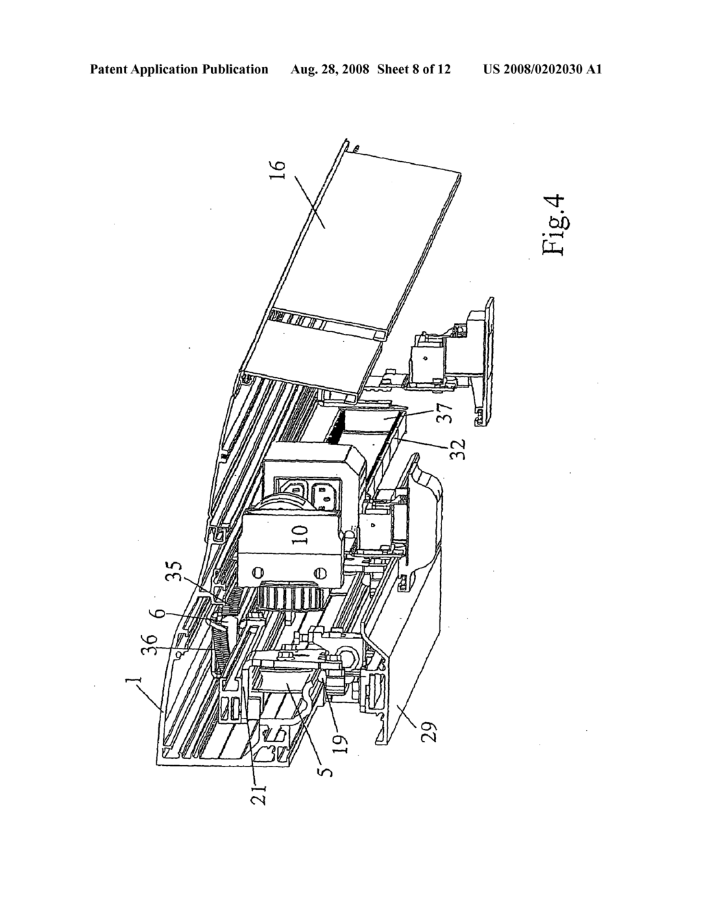 Suspension Device and Running Carriage for a Sliding Door that Seals - diagram, schematic, and image 09