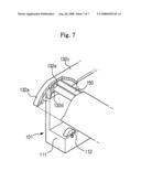 Refrigerator having reinforced receiving device diagram and image