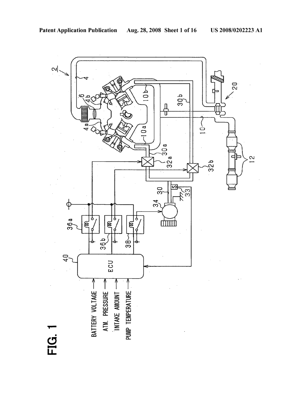 Diagnosis apparatus for secondary air supply apparatus - diagram, schematic, and image 02