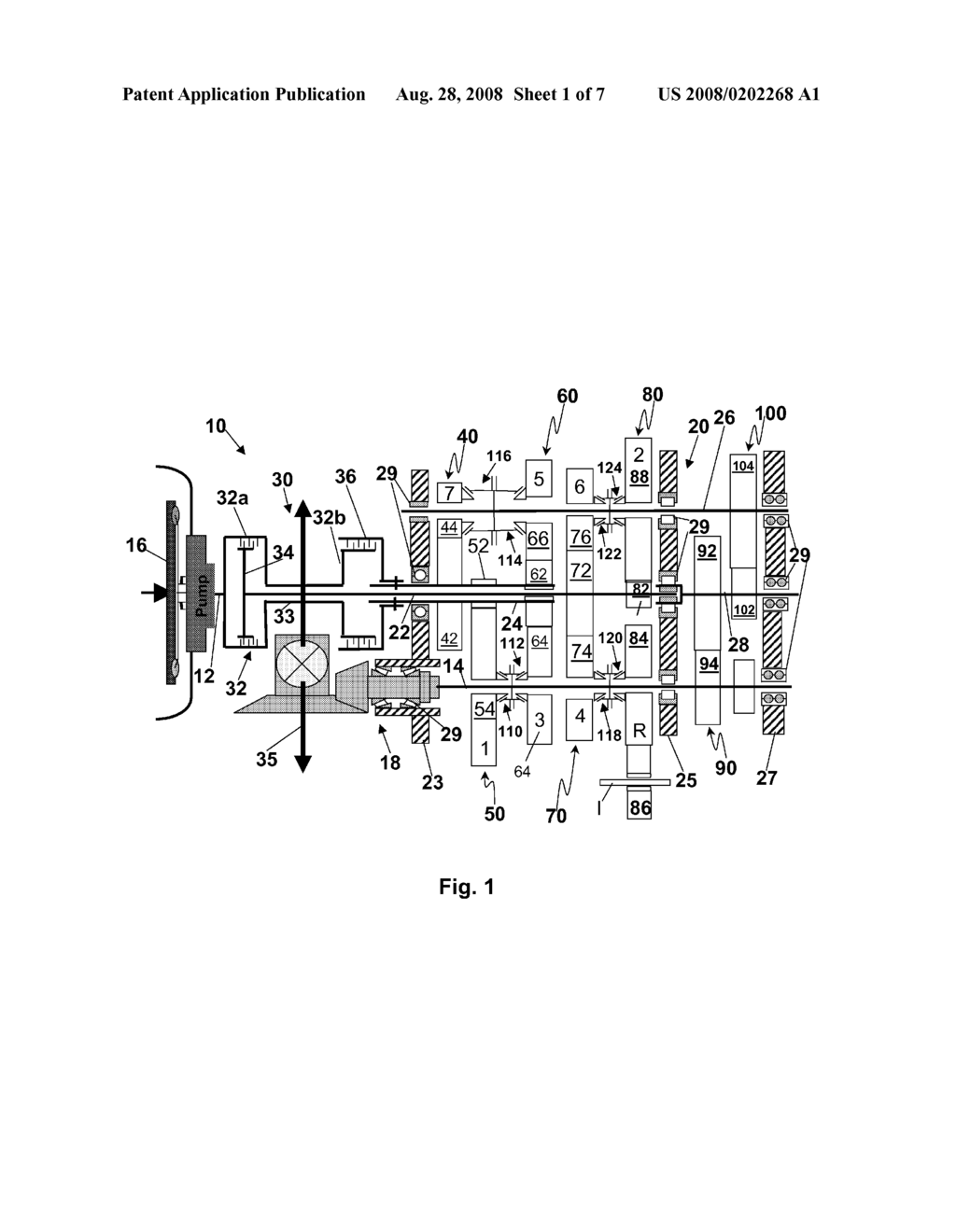 Multi-Speed Transmission With A Countershaft Gearing - diagram, schematic, and image 02