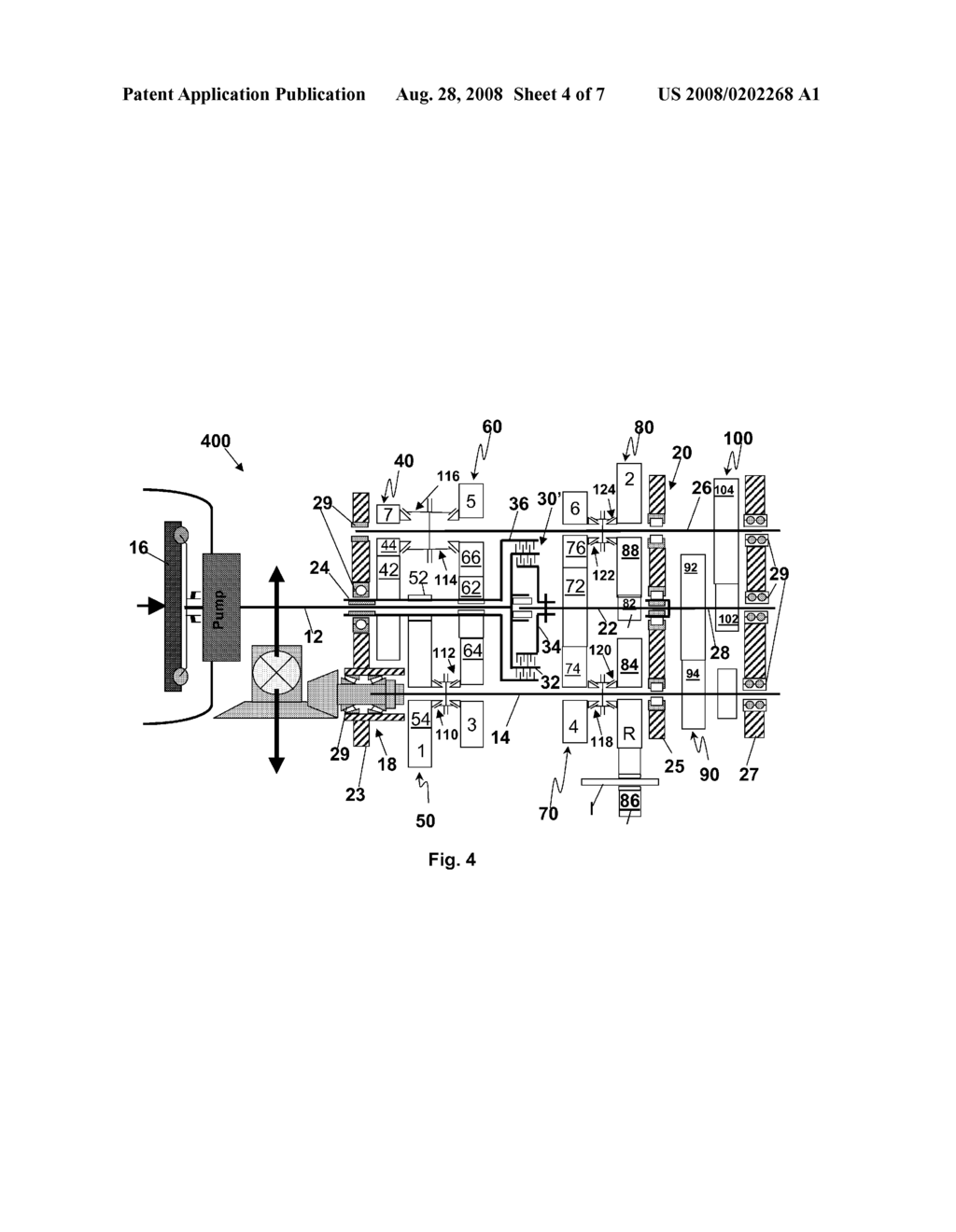 Multi-Speed Transmission With A Countershaft Gearing - diagram, schematic, and image 05