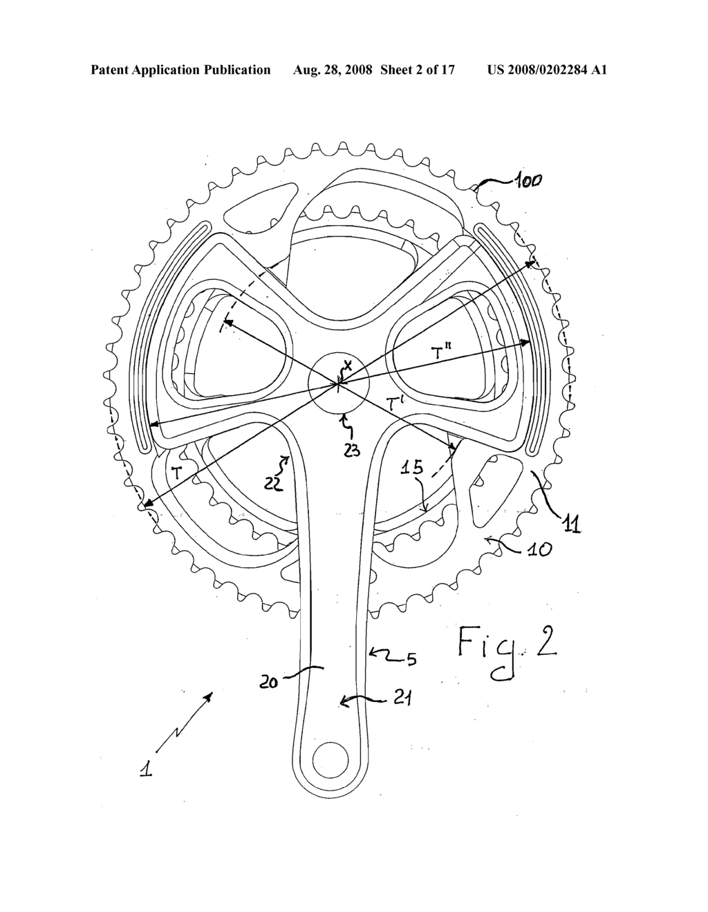 RIGHT CRANK ARM ASSEMBLY FOR A BICYCLE AND CRANK ARM AND FRONT SPROCKET - diagram, schematic, and image 03