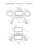 Magnetic fabric retaining device diagram and image