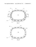 Magnetic fabric retaining device diagram and image