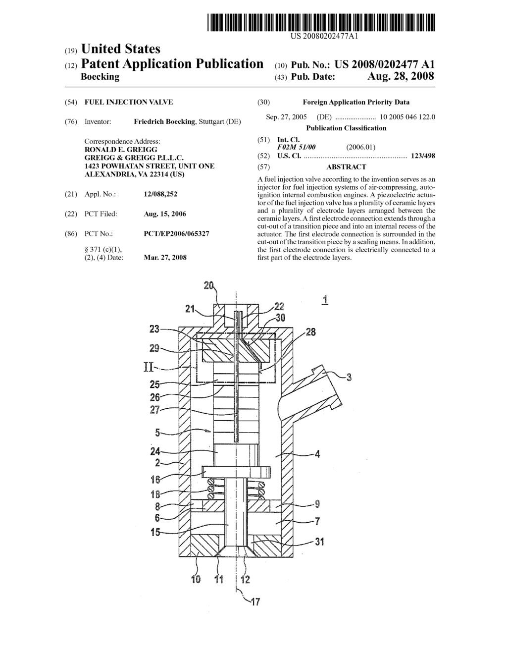 Fuel Injection Valve - diagram, schematic, and image 01