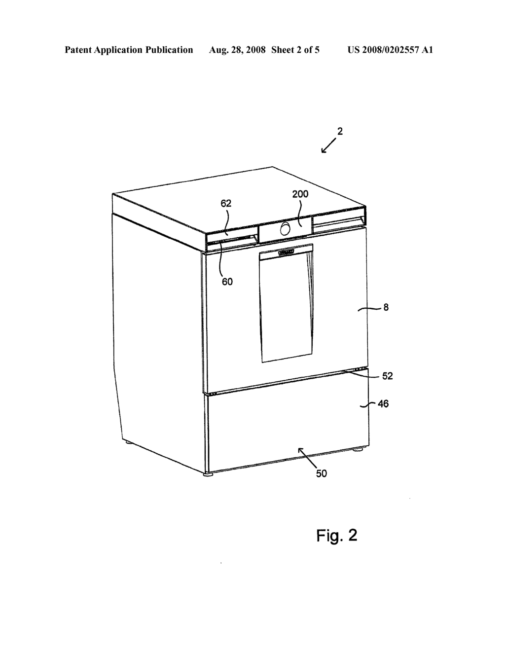 Industrial Dishwasher and Method of Operating the Same - diagram, schematic, and image 03