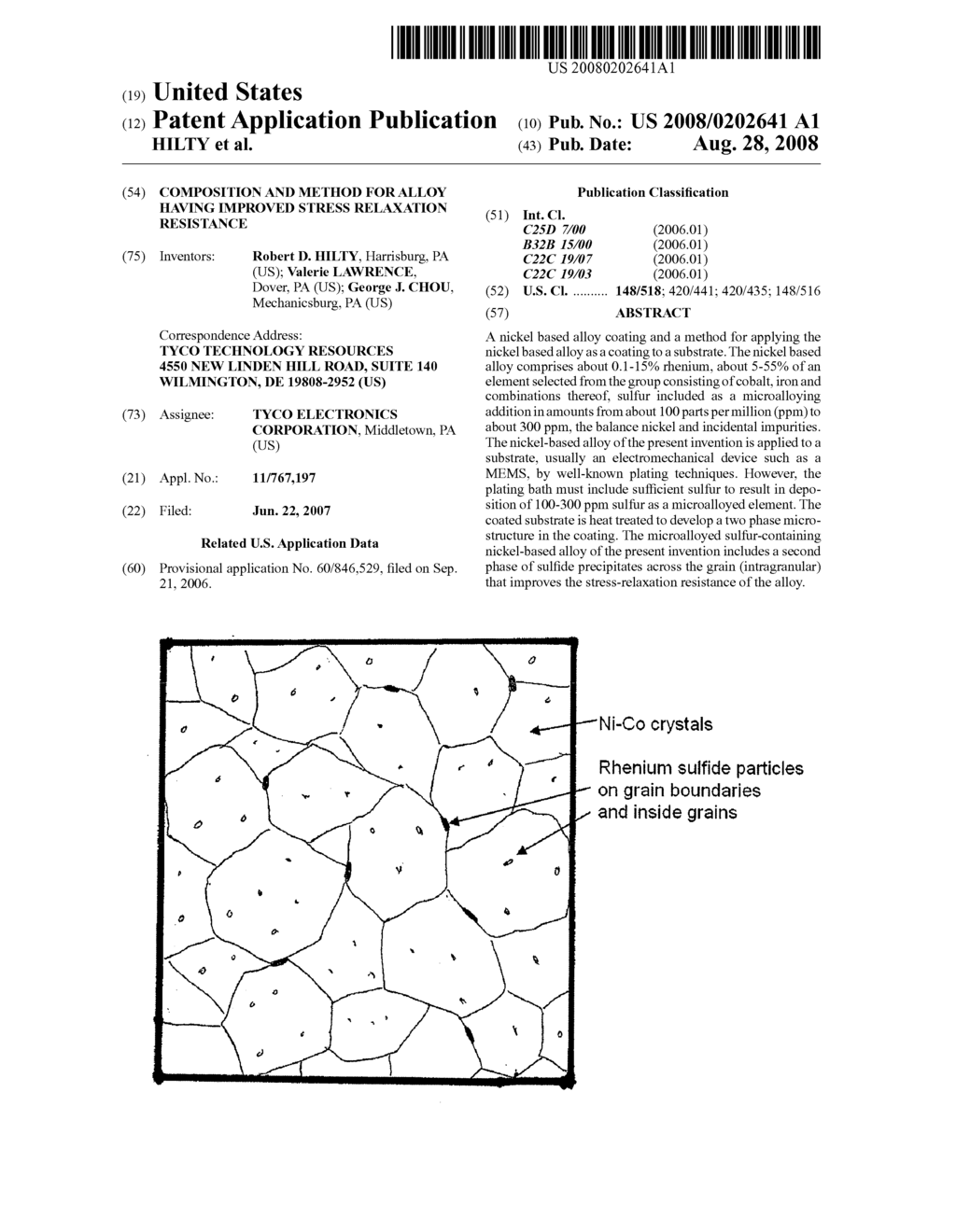 COMPOSITION AND METHOD FOR ALLOY HAVING IMPROVED STRESS RELAXATION RESISTANCE - diagram, schematic, and image 01