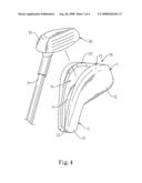 Golf club head cover diagram and image