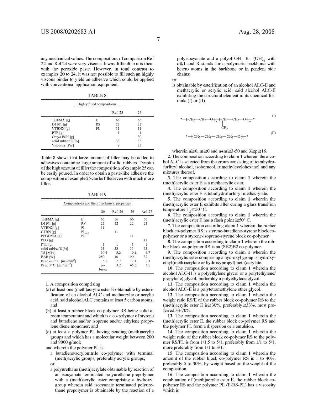 (METH)ACRYLIC ADHESIVE WITH LOW ODOR AND HIGH IMPACT RESISTANCE - diagram, schematic, and image 09