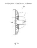 Radially compliant pump hub diagram and image