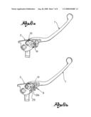 Adjustment Device for Motorcycle Master Cylinders diagram and image