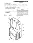 Hex key holder with mechanism for pivotably securing a smaller block to a larger block for facilitating access to hex keys in the smaller block diagram and image