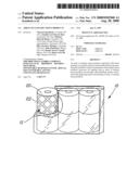 Array of sanitary tissue products diagram and image