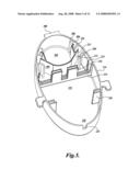 PURIFIER INSERT WITH A TABLET DISPENSER AND INDICATOR diagram and image