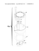 PURIFIER INSERT WITH A TABLET DISPENSER AND INDICATOR diagram and image