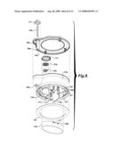 PURIFIER INSERT WITH A TABLET DISPENSER AND INDICATOR diagram and image