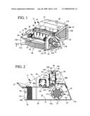 Portable rock crusher and scarifier diagram and image