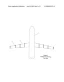 Flueted aircraft wing diagram and image