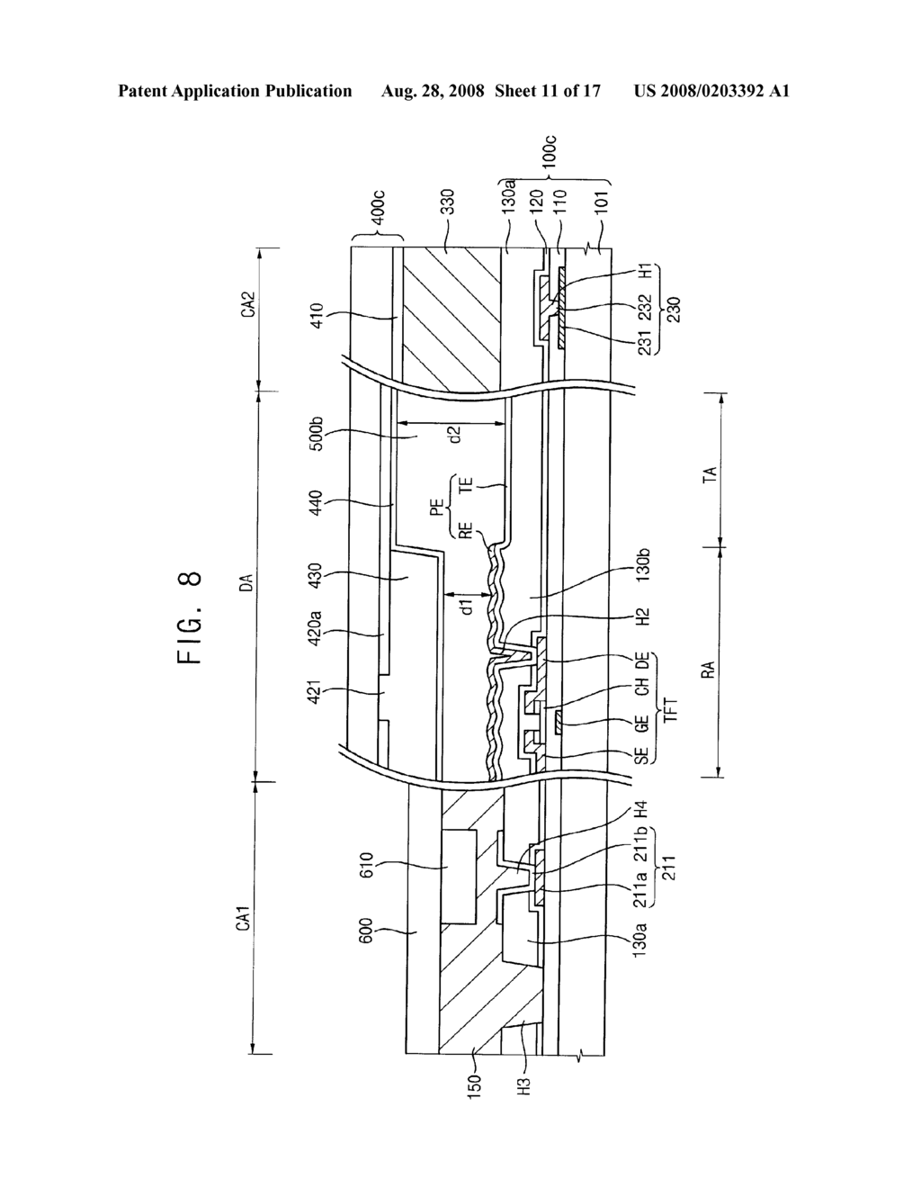 DISPLAY SUBSTRATE, METHOD OF MANUFACTURING THE SAME AND DISPLAY DEVICE HAVING THE SAME - diagram, schematic, and image 12