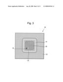 Semiconductor device having stress alleviating portion positioned at outer circumference of chip, wiring substrate, and method for producing the same diagram and image