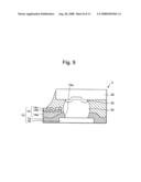 Semiconductor device having stress alleviating portion positioned at outer circumference of chip, wiring substrate, and method for producing the same diagram and image