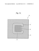 Semiconductor device having stress alleviating portion positioned at outer circumference of chip, wiring substrate, and method for producing the same diagram and image