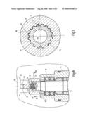 Clutch device for tool holders or for workpiece chucking device diagram and image