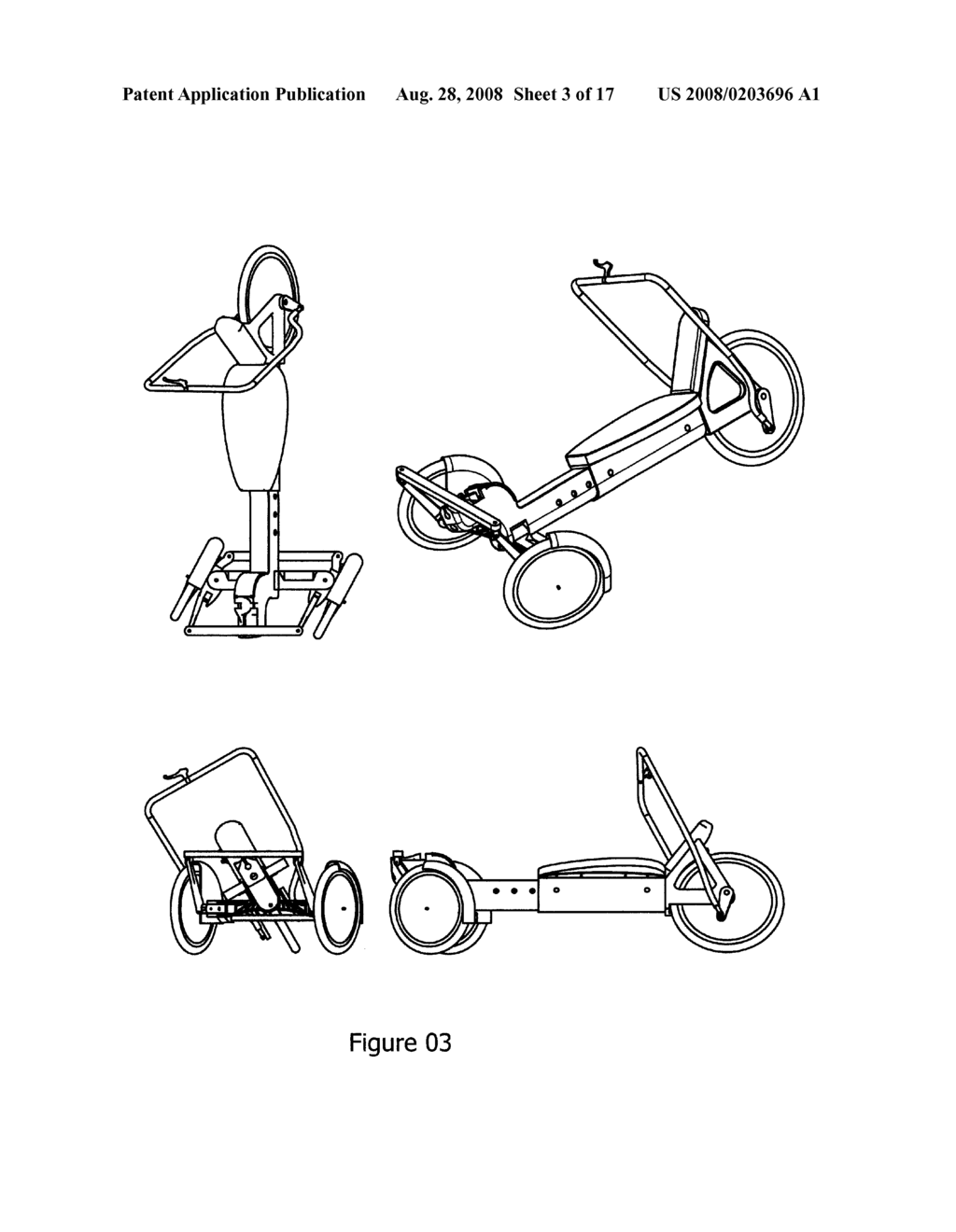 Abcycle or abdomicycle vehicle operated by upper body and steering system with leaning body - diagram, schematic, and image 04