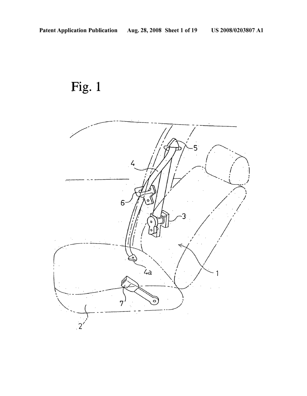 Seat belt retractor and seat belt apparatus employing the same - diagram, schematic, and image 02
