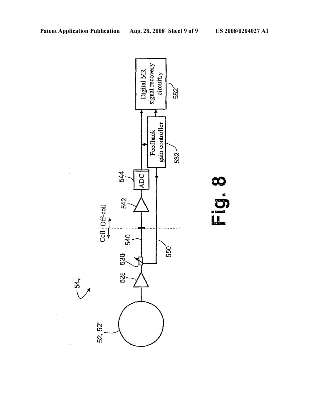 Magnetic Resonance Receive Coil with Dynamic Range Control - diagram, schematic, and image 10