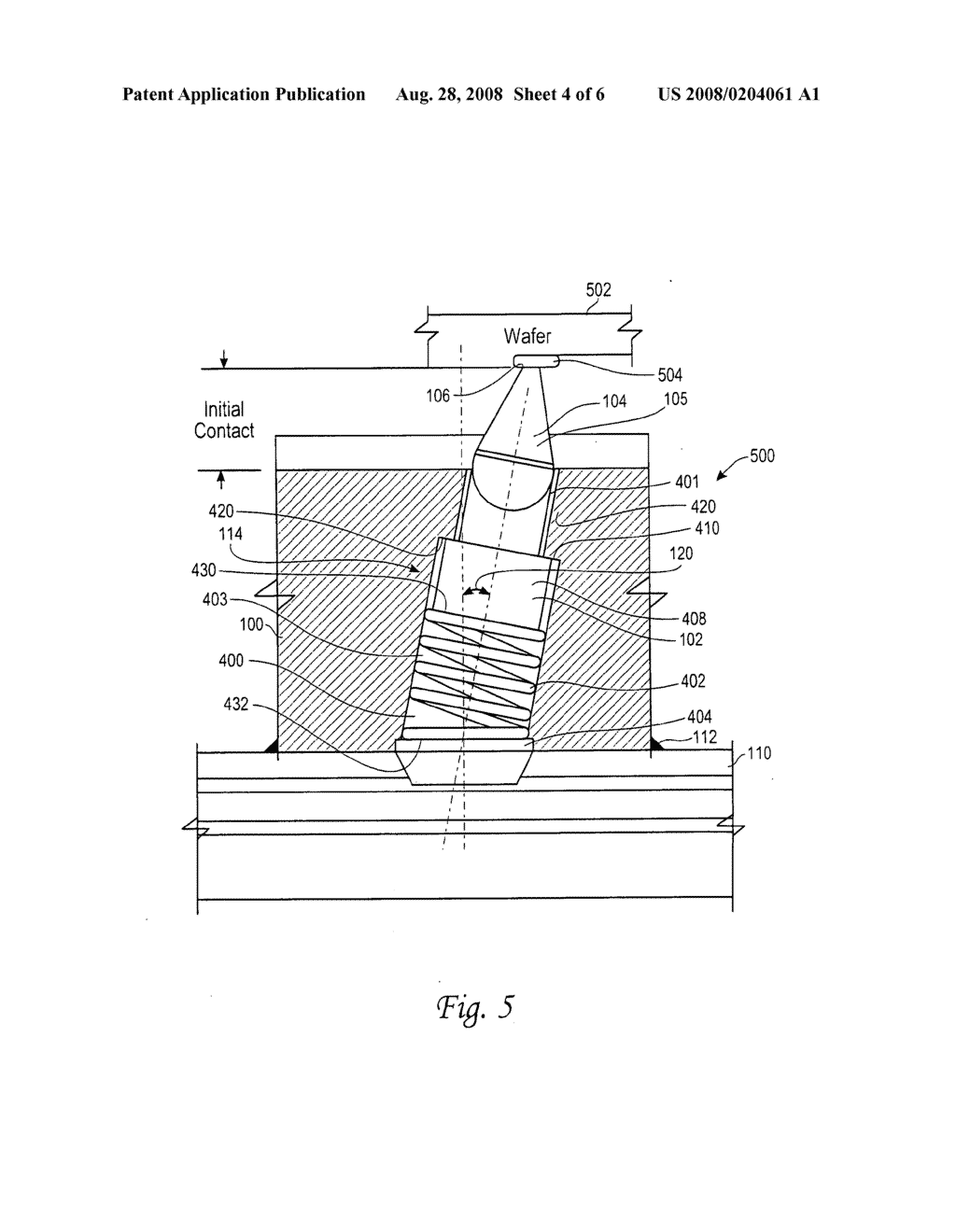 Spring loaded probe pin assembly - diagram, schematic, and image 05