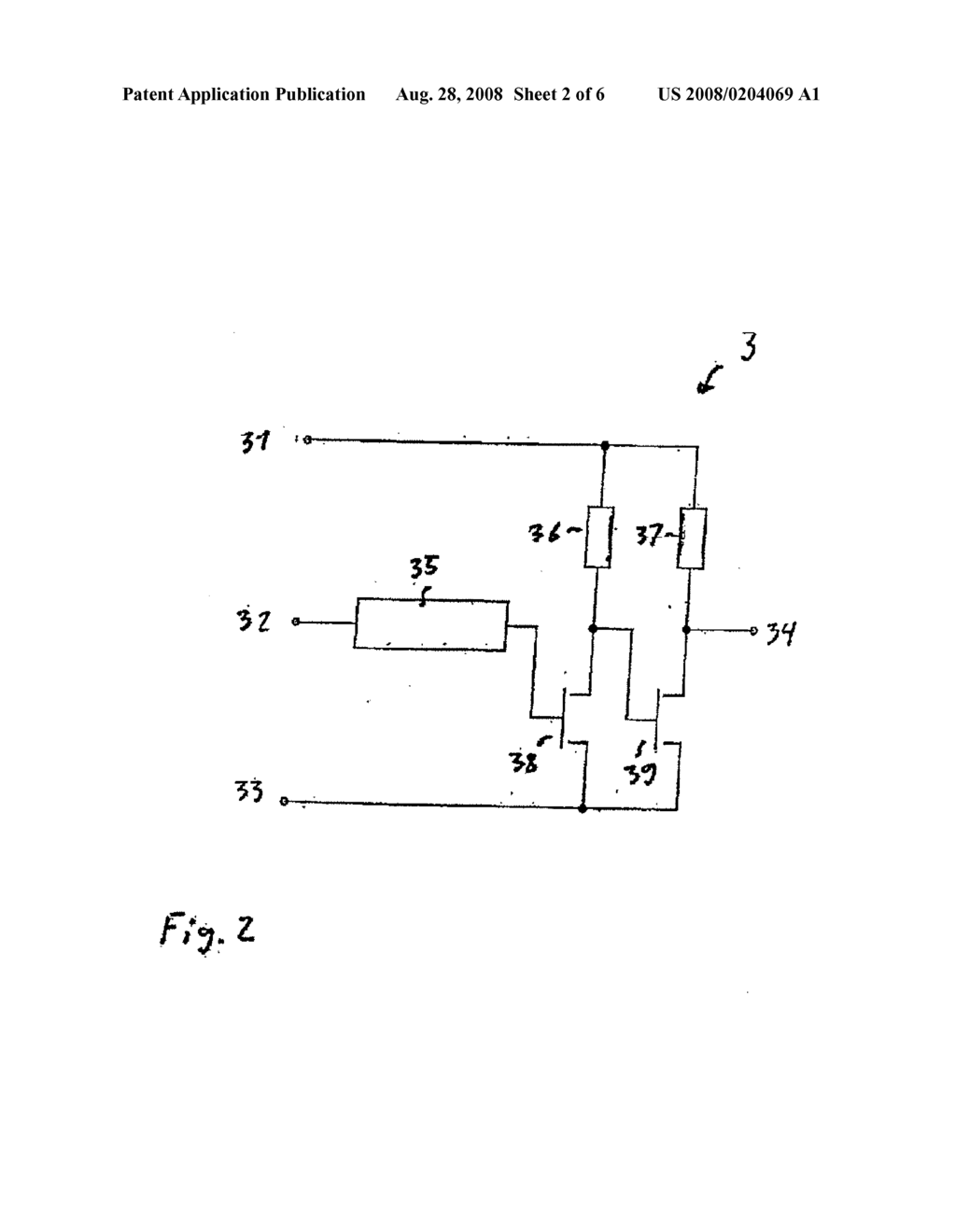 Electronic Module With Organic Logic Circuit Elements - diagram, schematic, and image 03