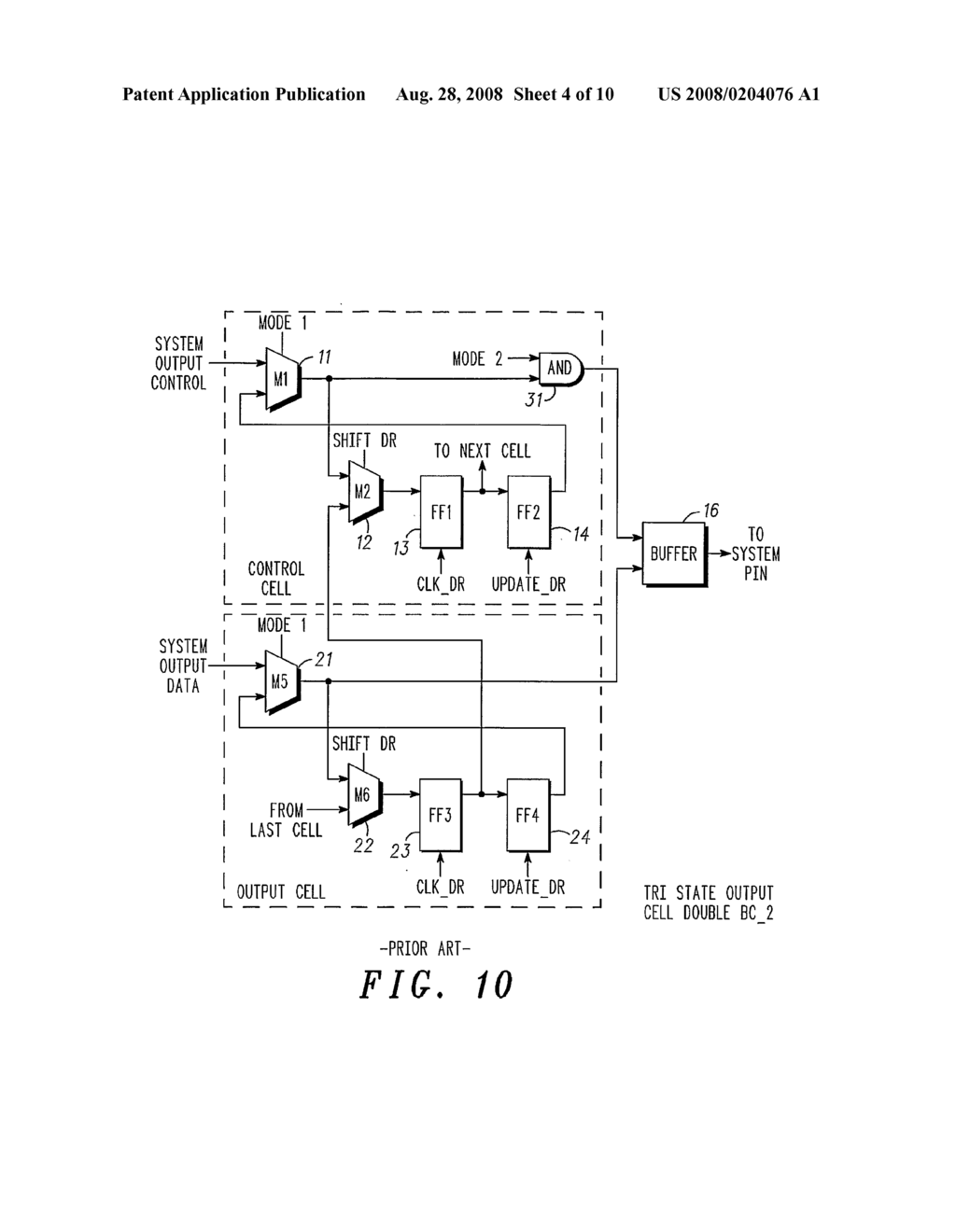 Integrated Circuit and a Method For Designing a Boundary Scan Super-Cell - diagram, schematic, and image 05