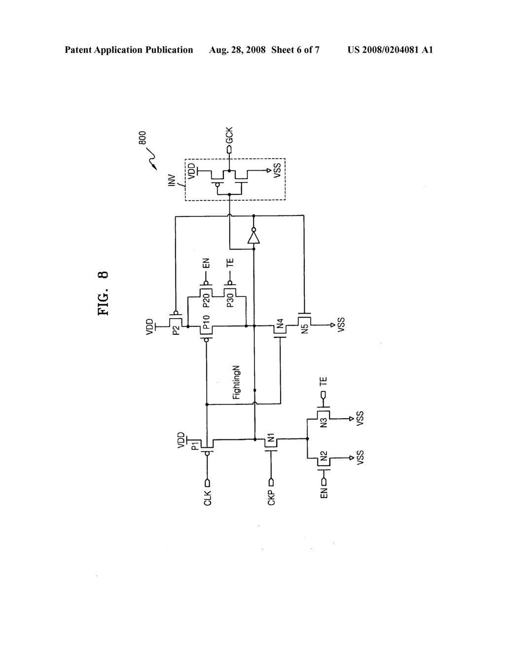 Clock gated circuit - diagram, schematic, and image 07