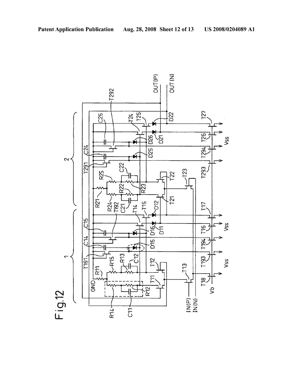 Dynamic frequency dividing circuit operating within limited frequency range - diagram, schematic, and image 13