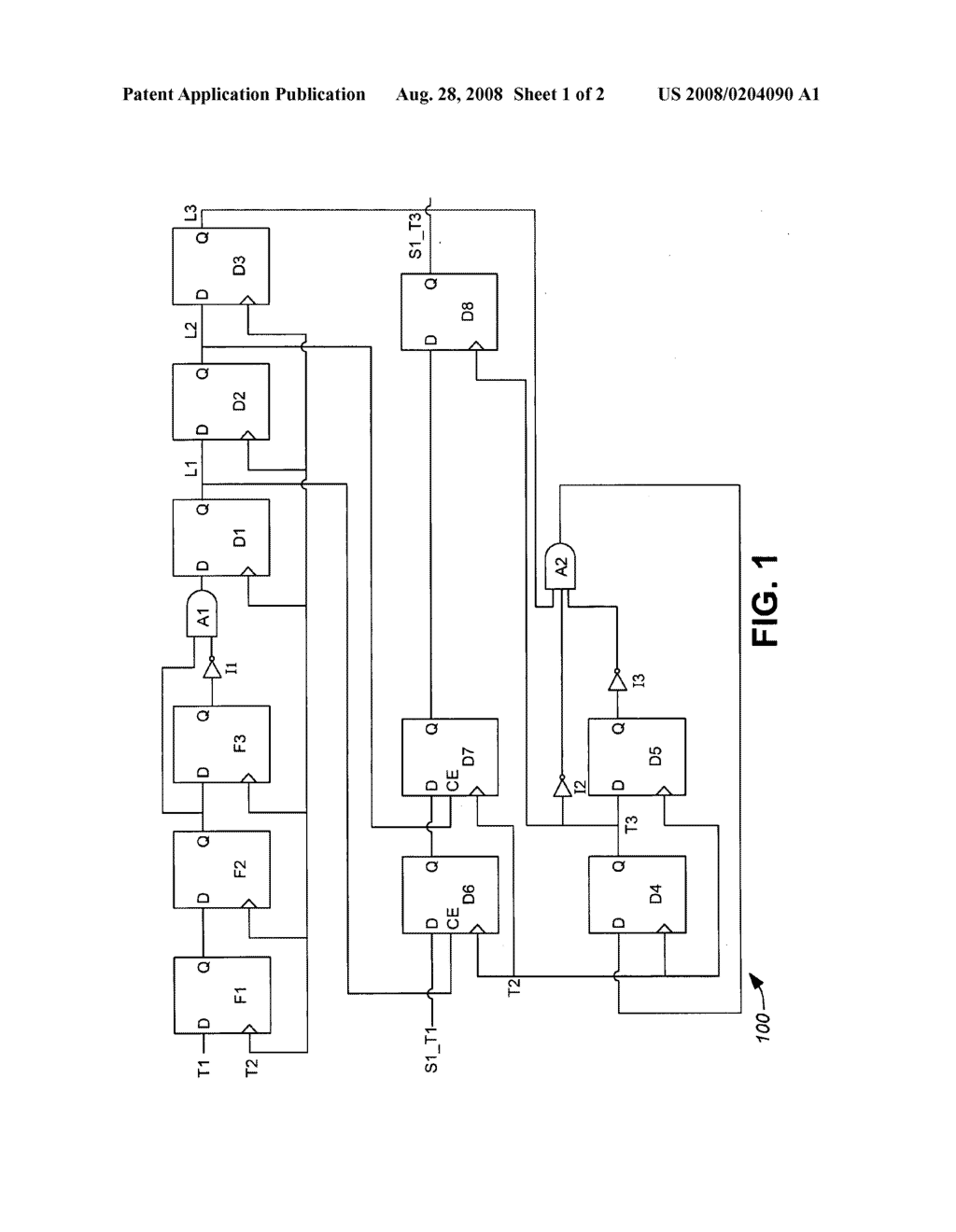 Glitch-free clock regeneration circuit - diagram, schematic, and image 02