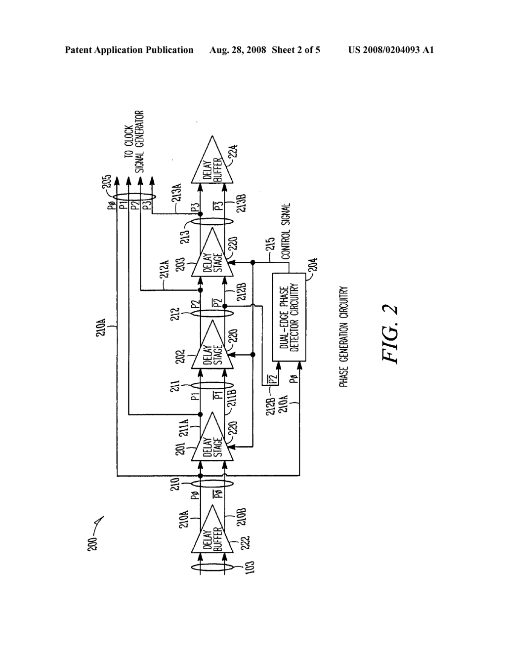 Multiphase generator with duty-cycle correction using dual-edge phase detection and method for generating a multiphase signal - diagram, schematic, and image 03