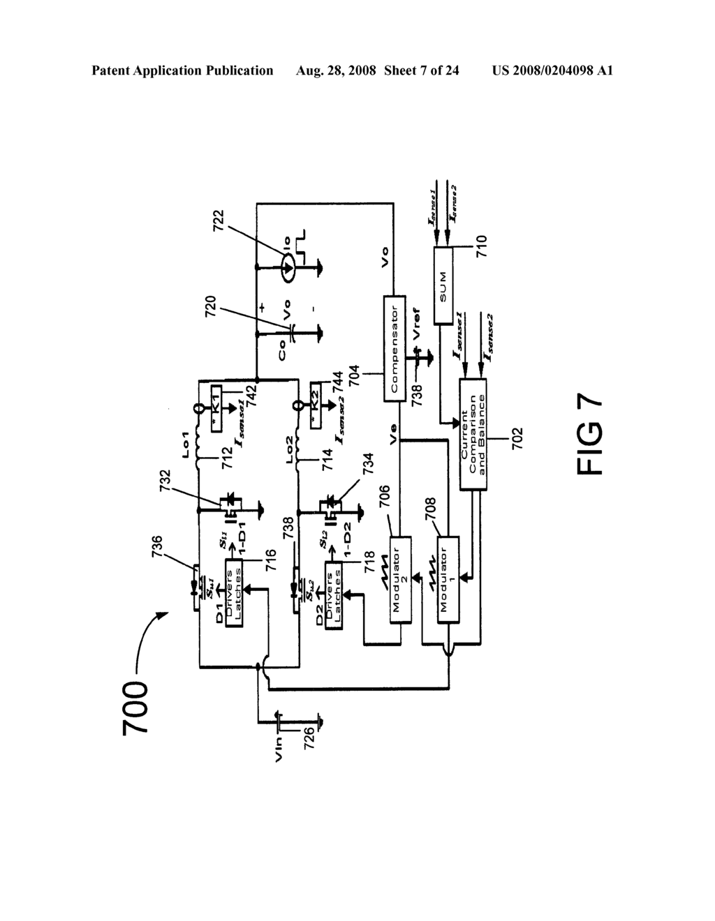 Current sharing for multiphase power conversion - diagram, schematic, and image 08