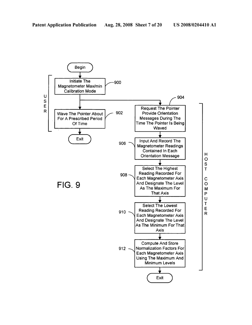 RECOGNIZING A MOTION OF A POINTING DEVICE - diagram, schematic, and image 08