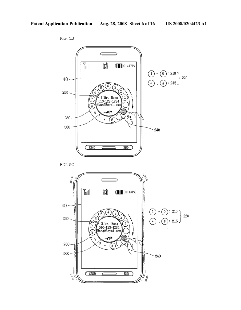 EXECUTING FUNCTIONS THROUGH TOUCH INPUT DEVICE - diagram, schematic, and image 07