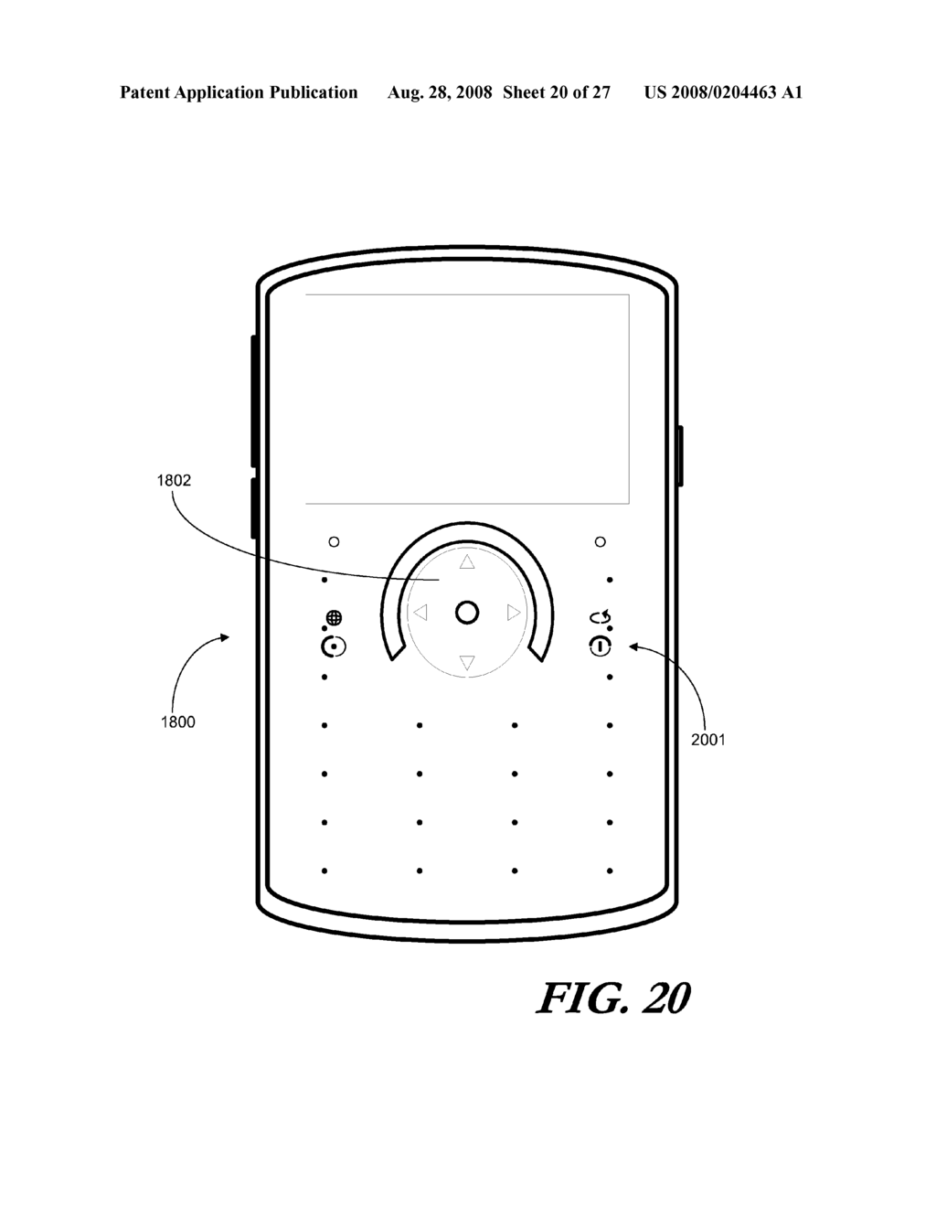 Adaptable User Interface and Mechanism for a Title Portable Electronic Device - diagram, schematic, and image 21