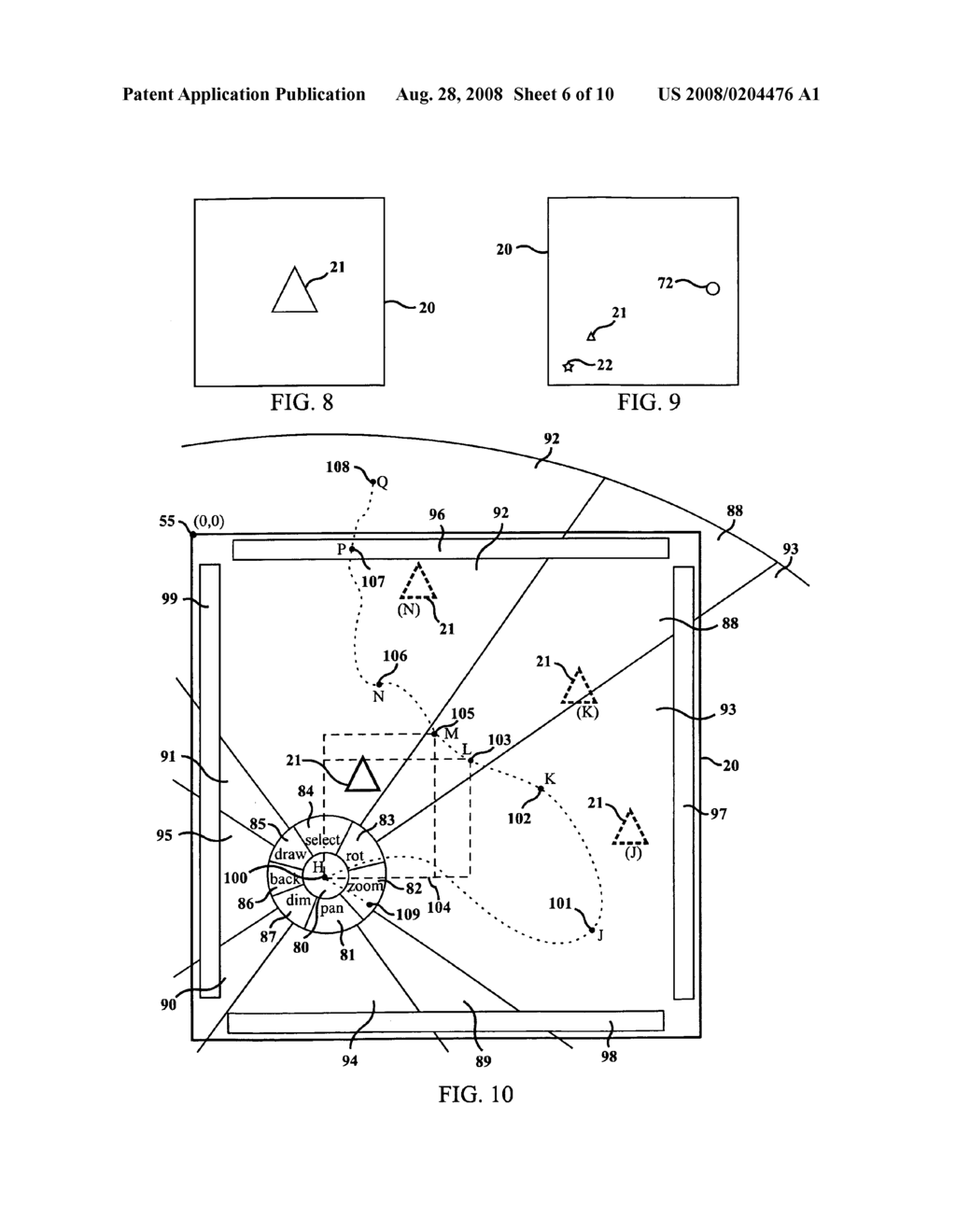 Methods for combination tools that zoom, pan, rotate, draw, or manipulate during a drag - diagram, schematic, and image 07