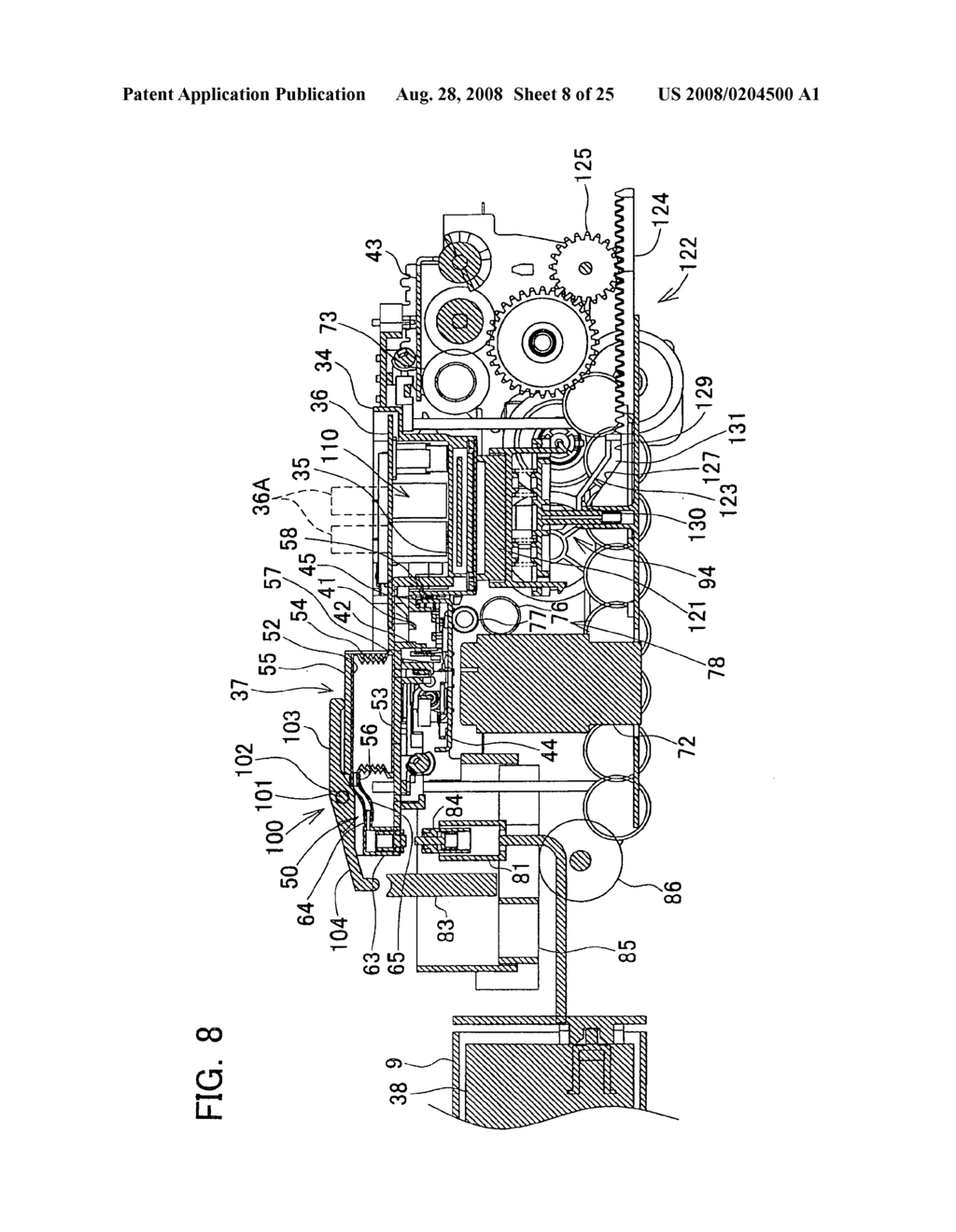 Ink jet printer - diagram, schematic, and image 09