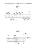 METHOD OF APPLYING INK-REPELLENT FILM AND NOZZLE PLATE PROVIDED WITH INK-REPELLENT FILM diagram and image