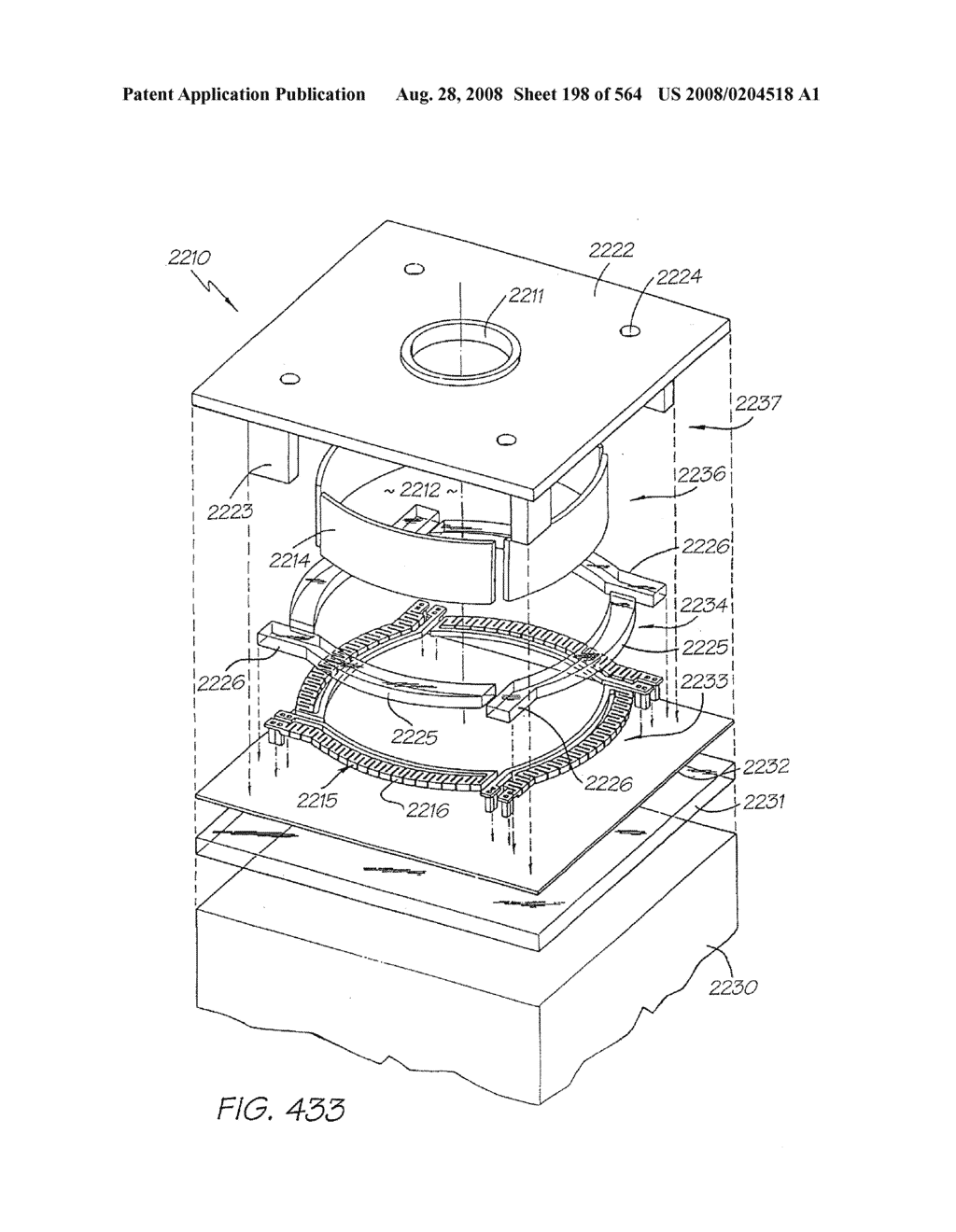 Inkjet Printer With Low Nozzle To Chamber Cross-Section Ratio - diagram, schematic, and image 199