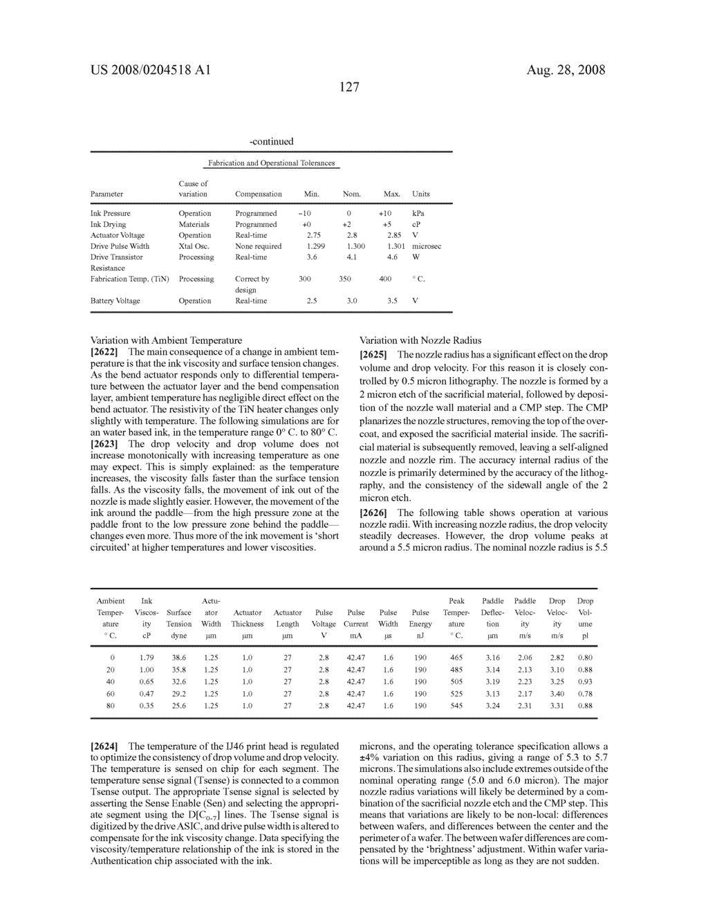 Inkjet Printer With Low Nozzle To Chamber Cross-Section Ratio - diagram, schematic, and image 692