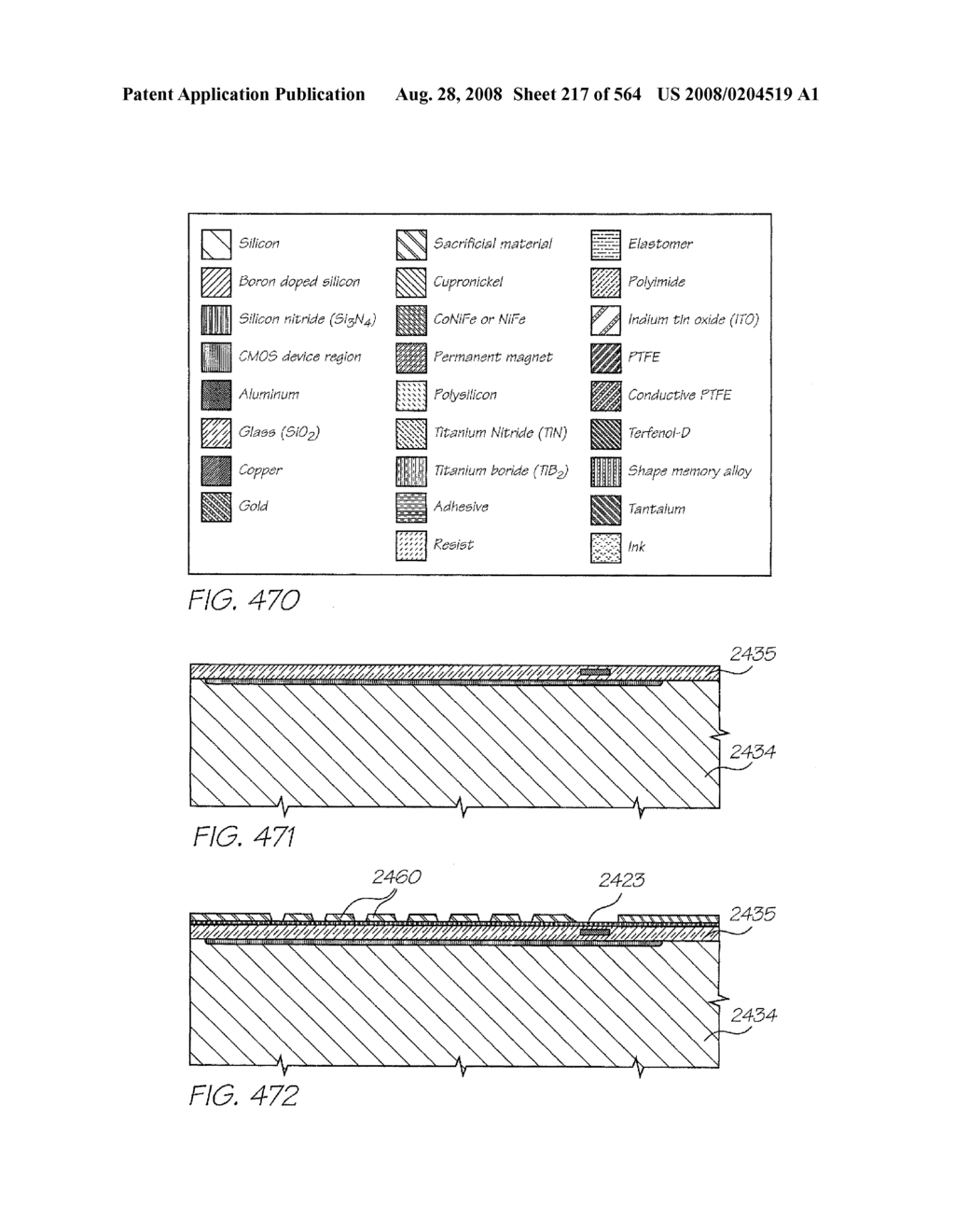 Inkjet Printhead With Laterally Reciprocating Paddle - diagram, schematic, and image 218